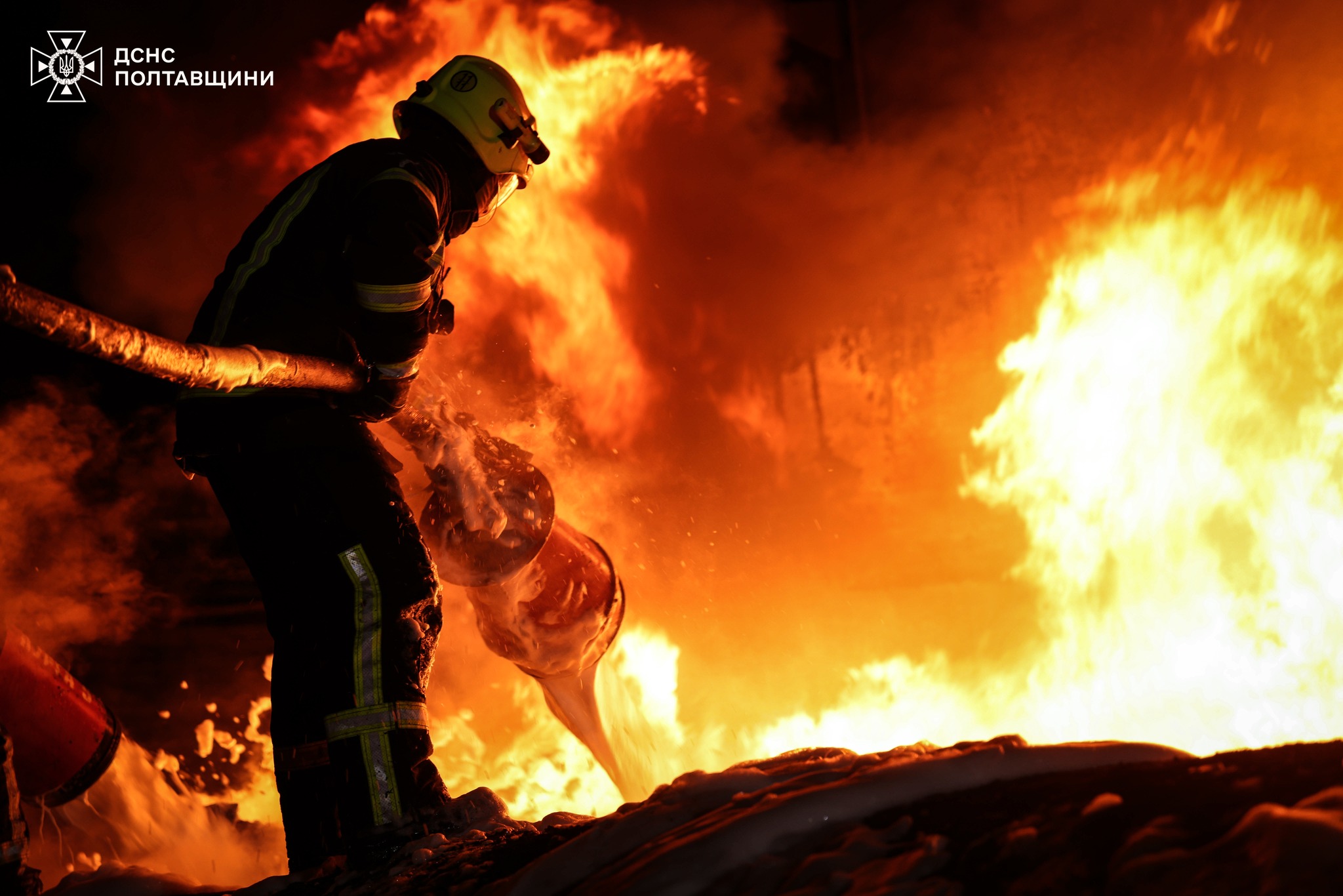 Ілюстративне фото. Наслідки обстрілу Полтавщини
