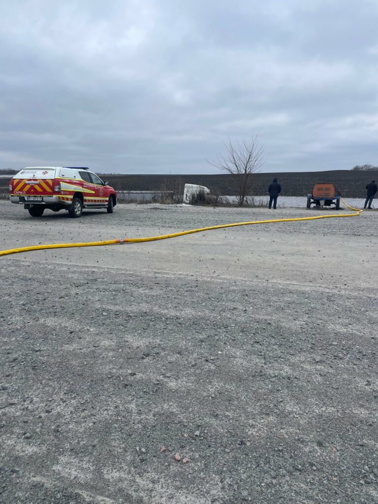 підтоплення дороги