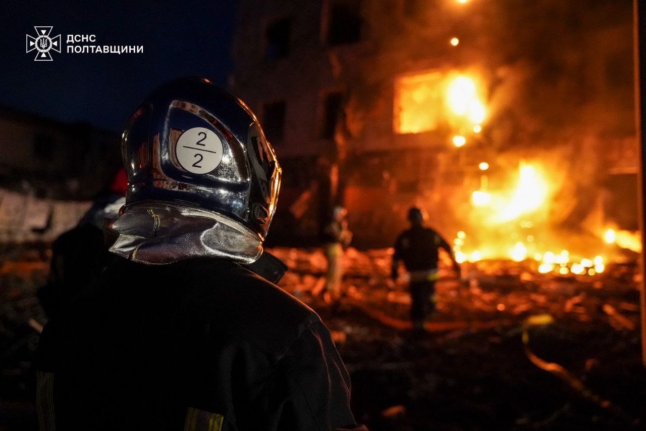 Ілюстративне фото. Наслідки обстрілу Полтави 24 березня