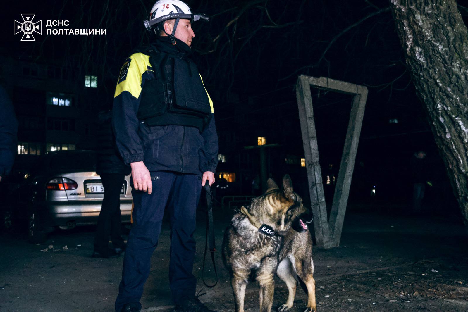 Ліквідація наслідків обстрілу Полтави