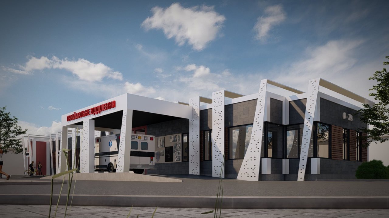 Реконструкція лікарні. Макет