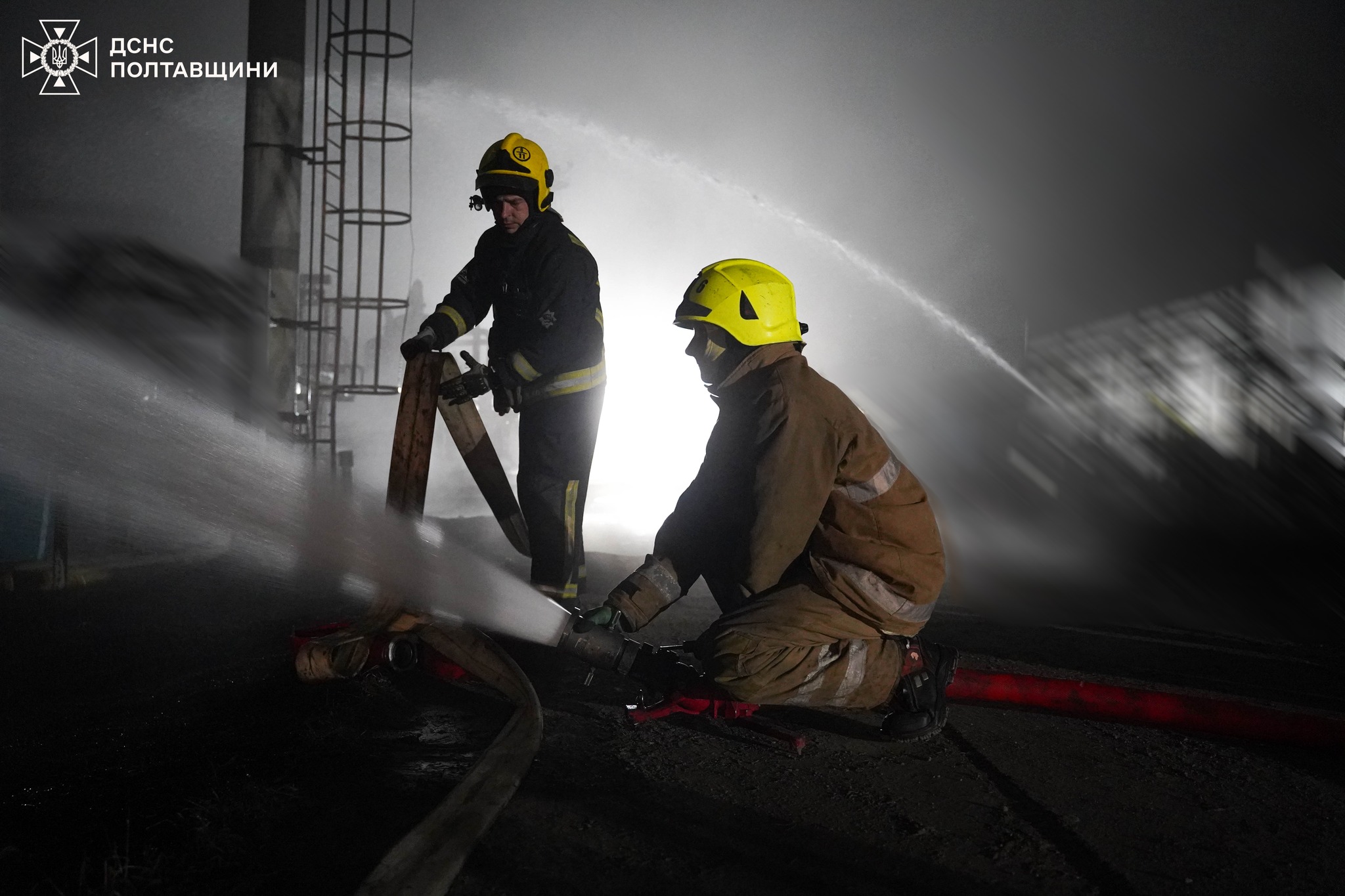 Ліквідація наслідків нічної атаки