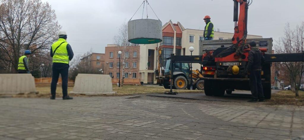 Реконструкція колектора Фото «Полтававодоканалу»