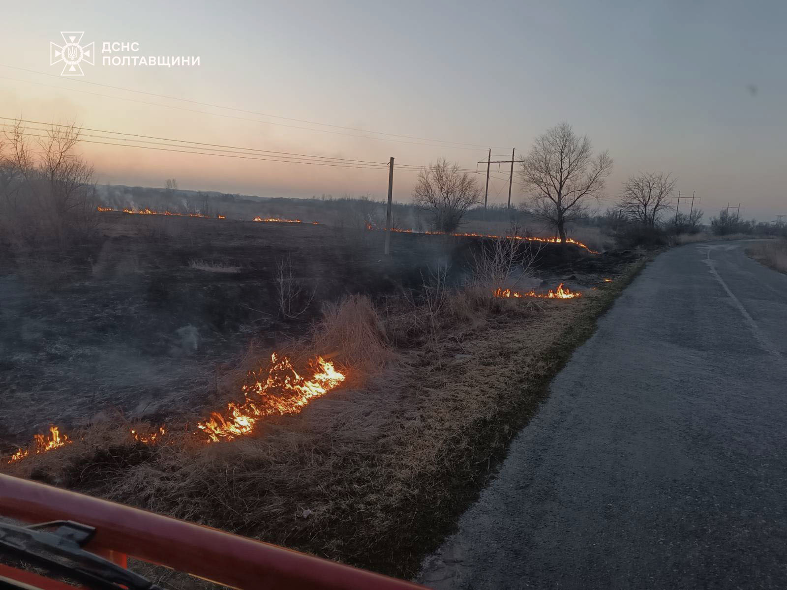 На Полтавщині стартував  сезон пожеж