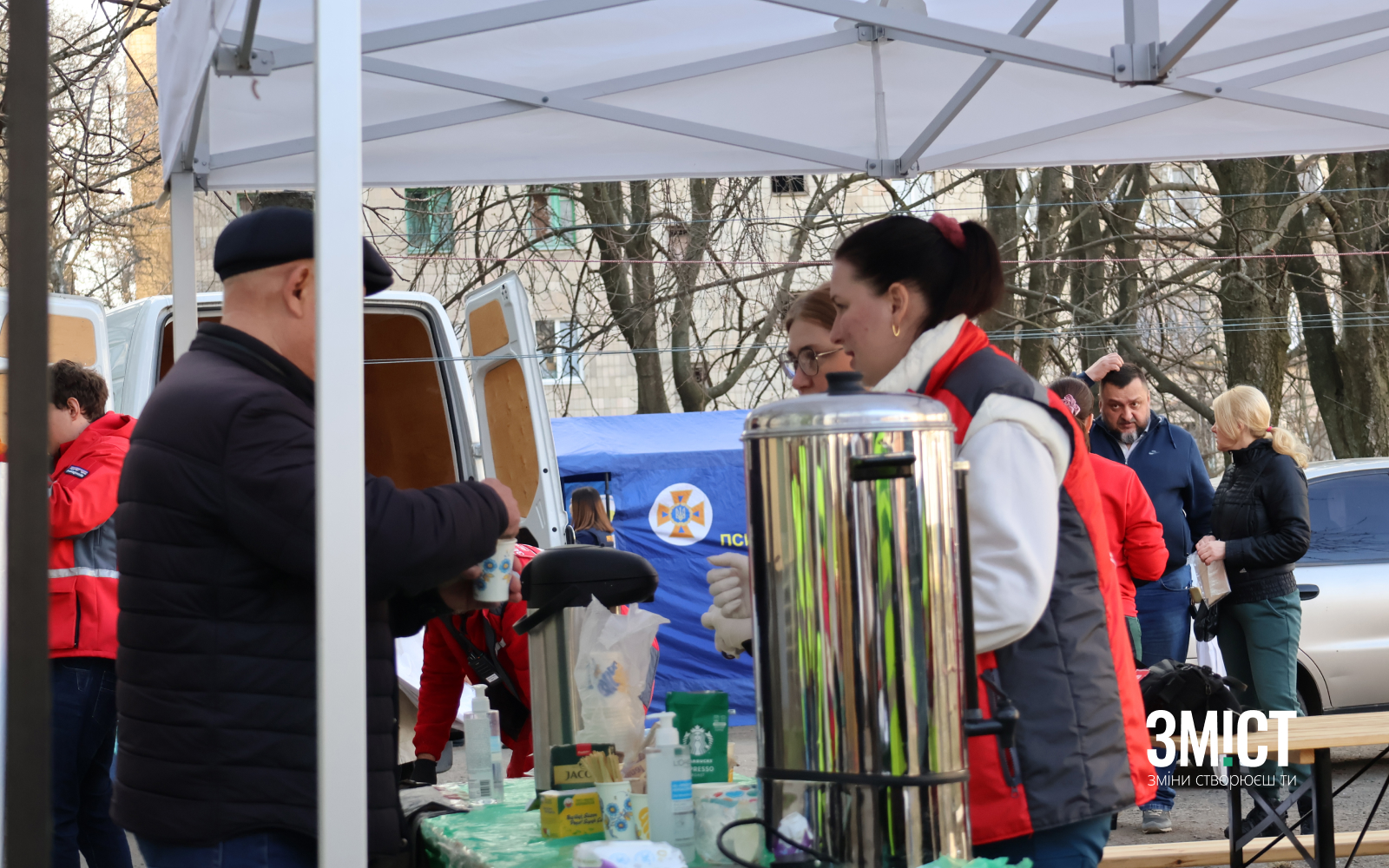 Допомога людям, постраждалим від обстрілу
