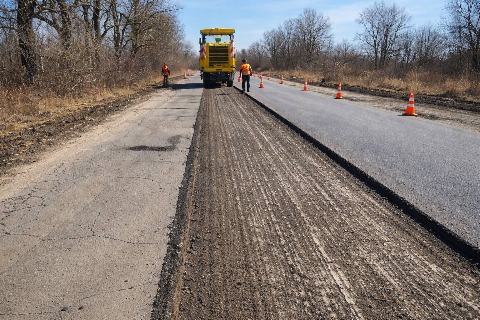Ремонт дорони в Опішні