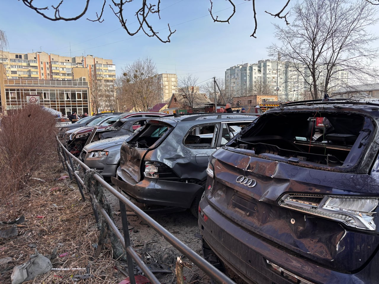 Наслідки обстрілу Полтави 24 березня