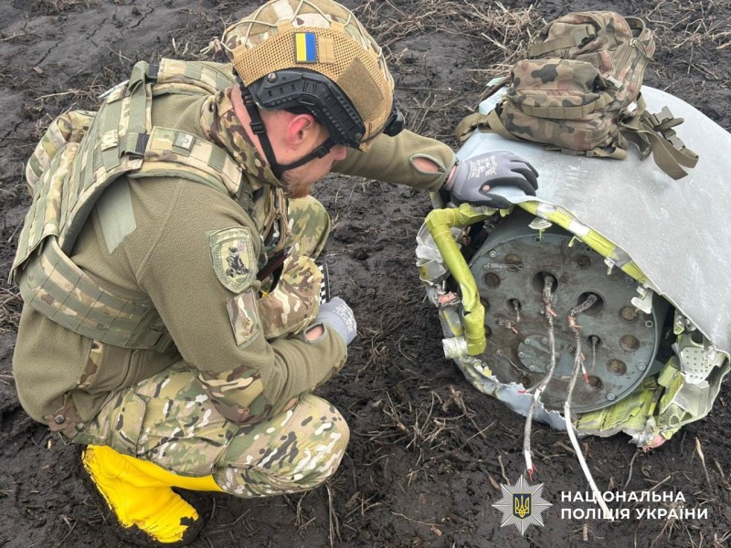 На Полтавщині знайшли нерозірвані бойові частини ракет Х-101