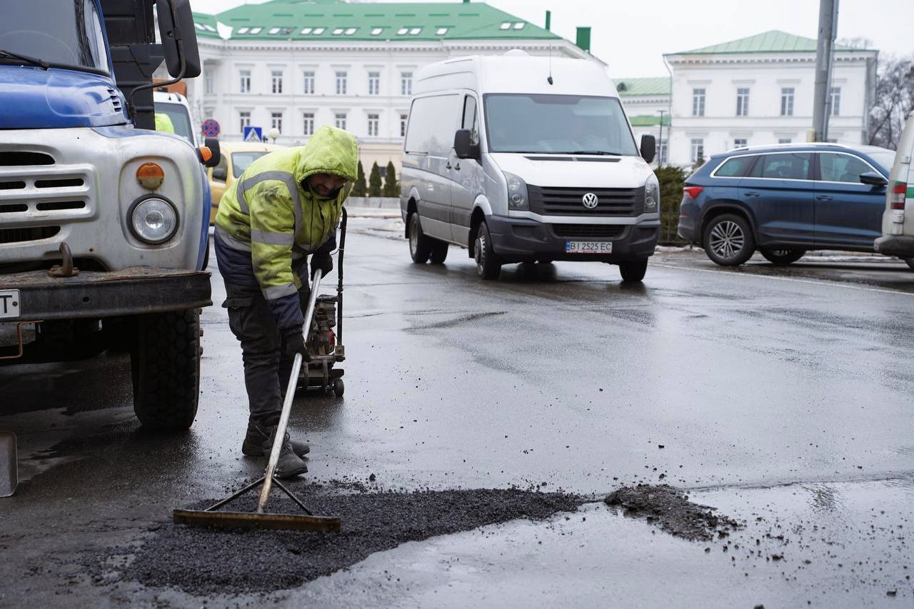 Ямковий ремонт у Полтаві