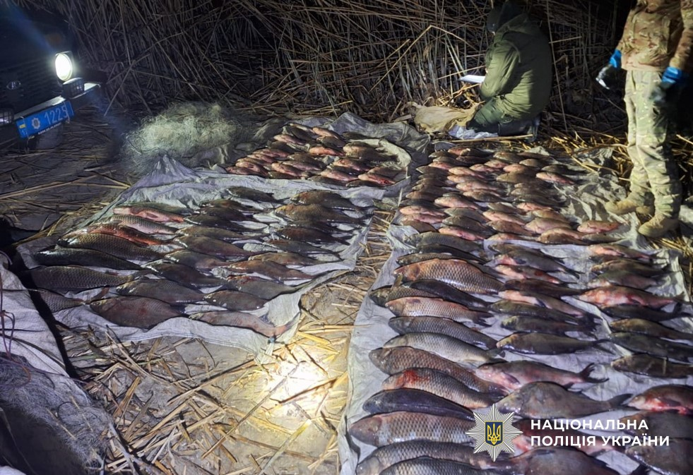 На Кременчуцькому водосховищі спіймали браконьєрів