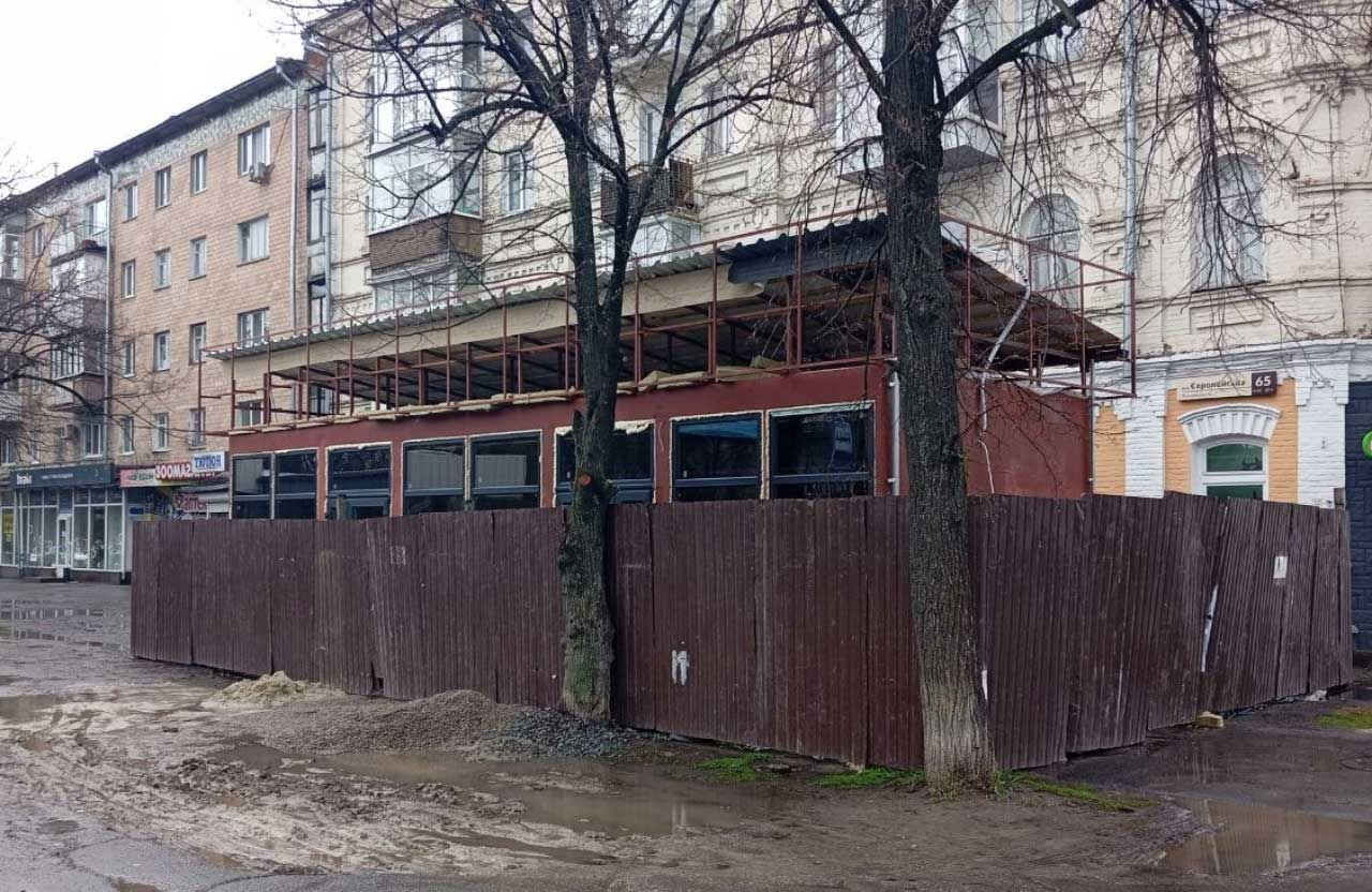 Незаконний МАФ у центрі Полтави