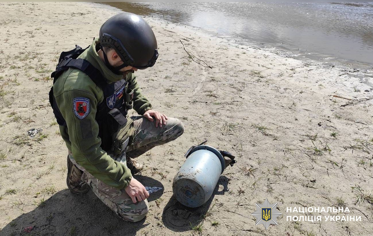 Боєприпас з дрона який не здетонував