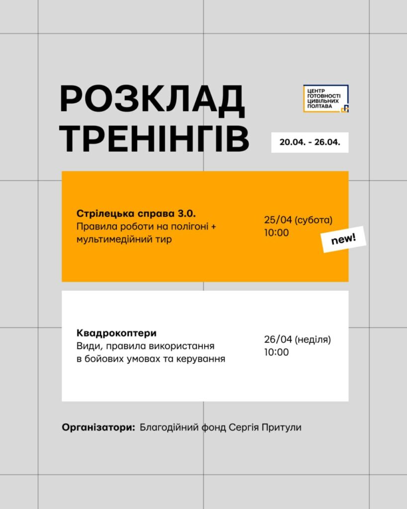 тренінги для цивільних