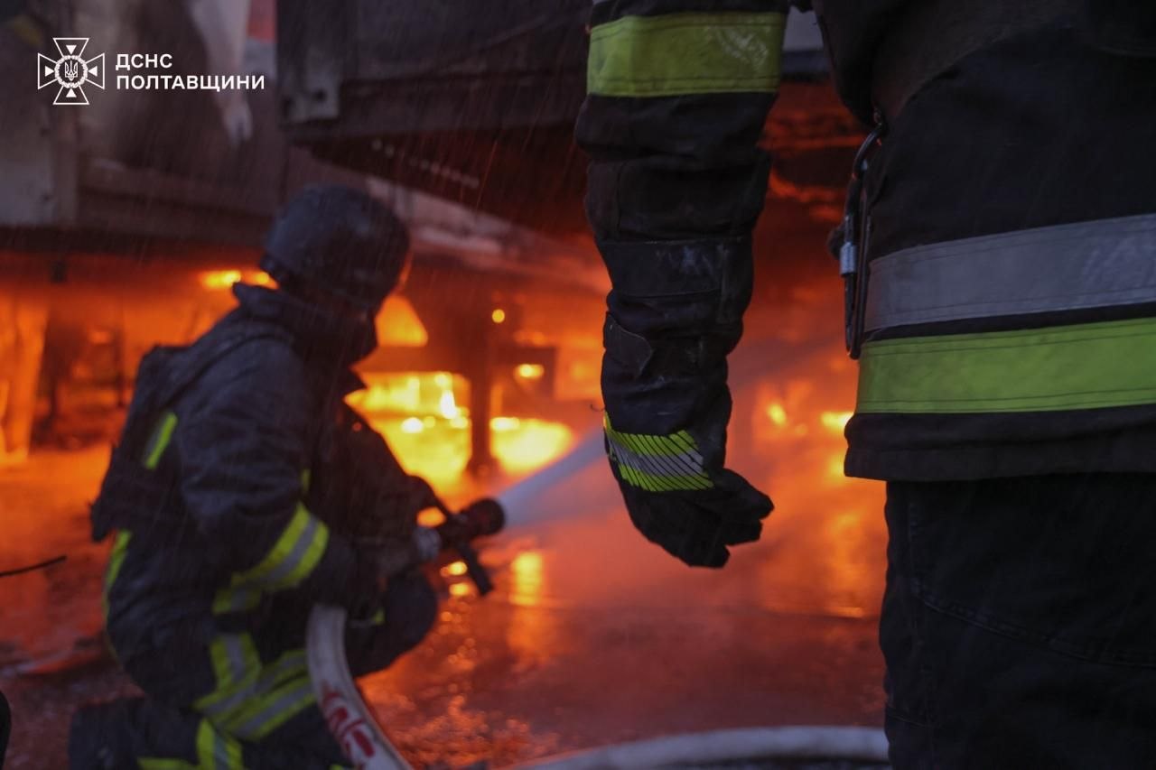 До ліквідації наслідків ворожої атаки Полтави з...