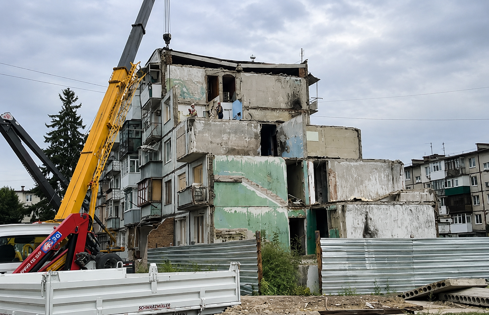 У Полтаві почали відбудовувати будинок на Браїл...