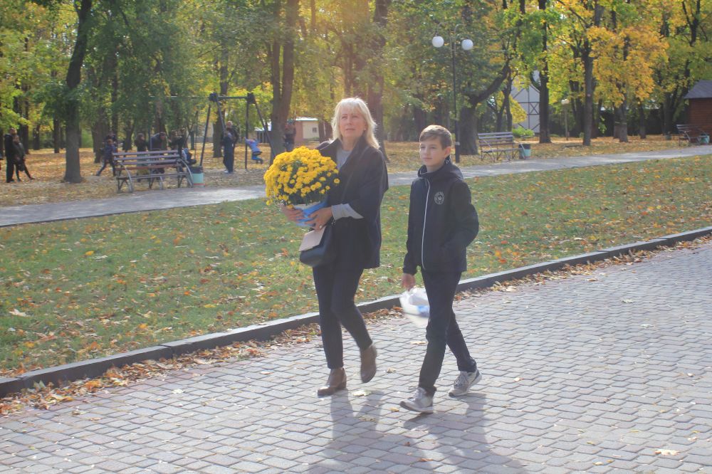 Перший Фестиваль хризантем у Полтаві