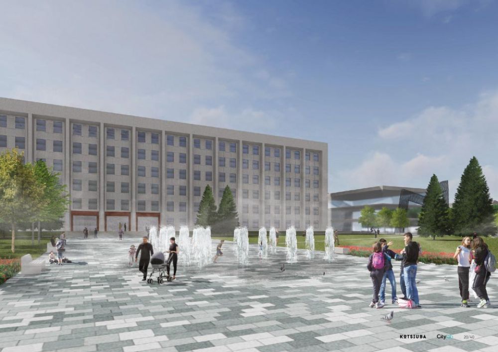 Проєкт реконструкції площі перед ОДА