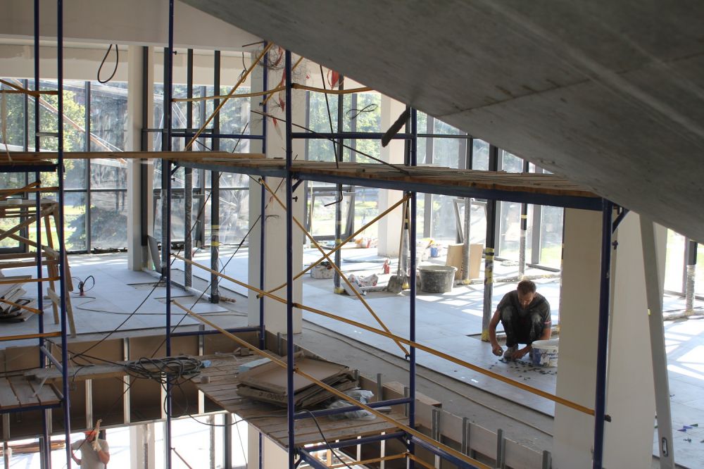 Будівництво ЦНАПу зсередини, 3 липня 2020 року