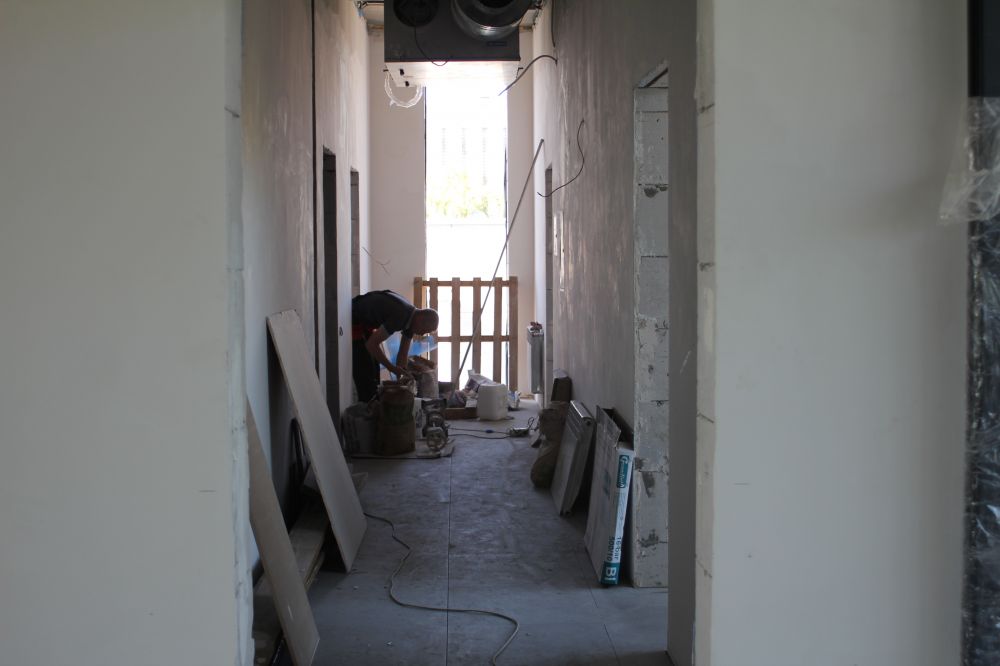 Будівництво ЦНАПу зсередини, 3 липня 2020 року