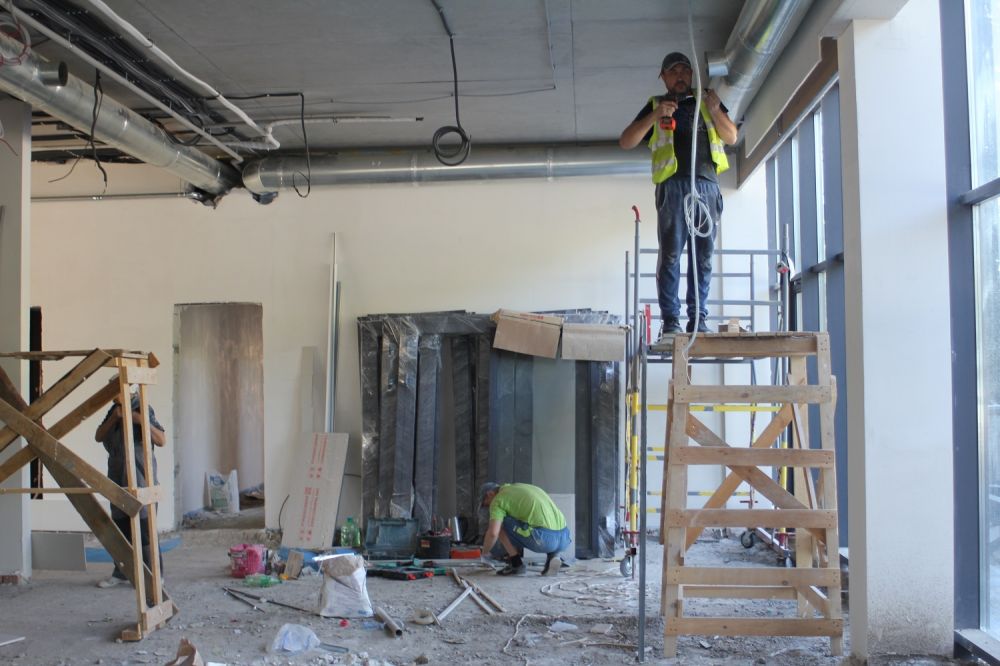 Щодня на об'єкті працює зо 50 людей