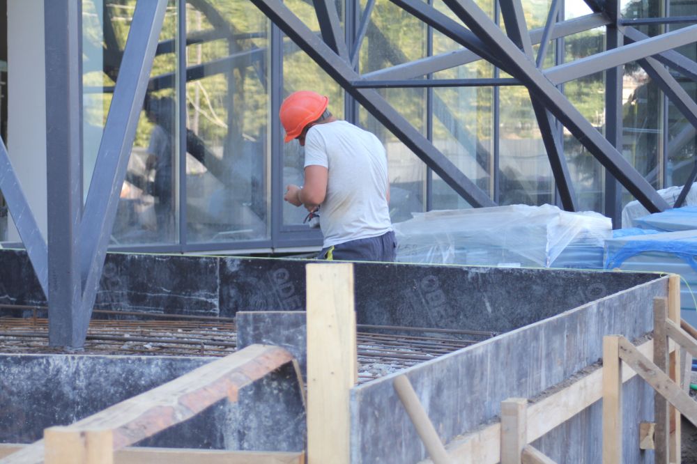 Будівництво ЦНАПу зсередини, 3 липня 2020 року