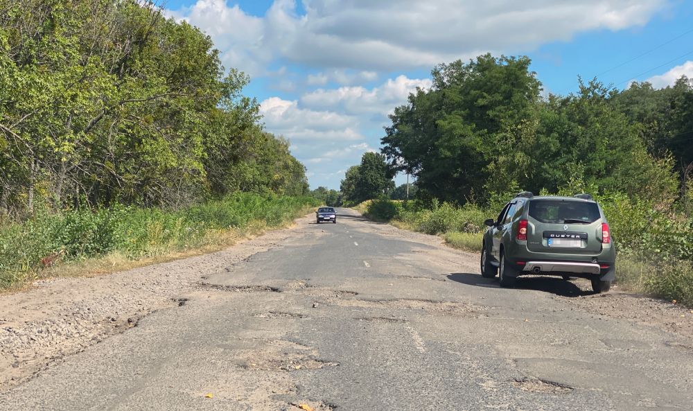 Дорога Лубни-Чорнухи (Фото – фейсбук-сторінка Олега Синєгубова)