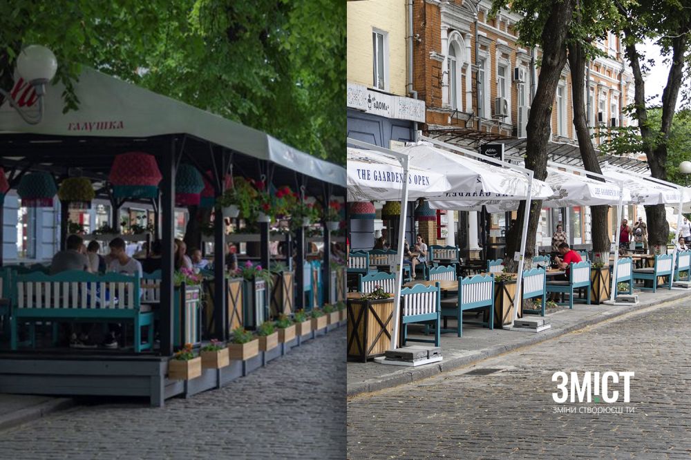 «Галушка». Зовнішній вигляд у 2019 (зліва) та 2020 (справа) роках