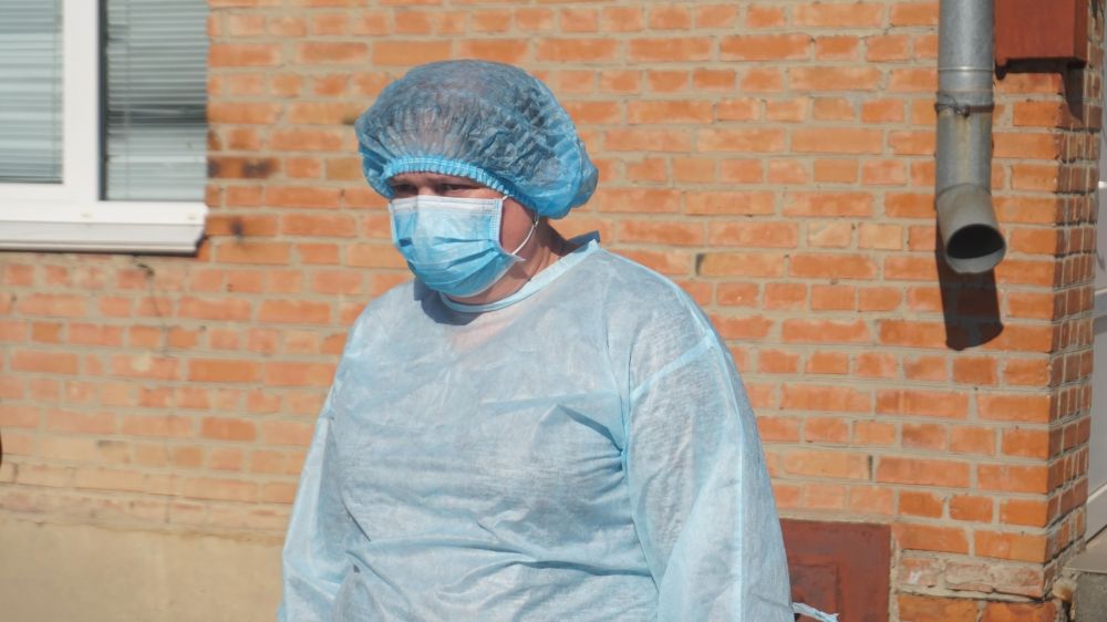 Лікарка Полтавської обласної інфекційної лікарні