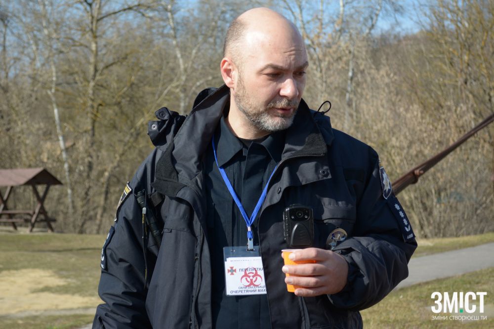 начальник Управління превентивної діяльності ГУНП в Дніпропетровській області Максим Очеретяний