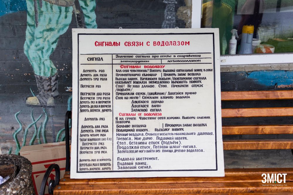 Сигнали водолазів