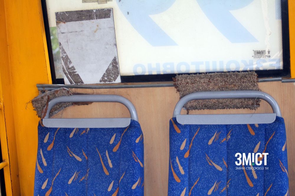 Салон однієї з маршруток