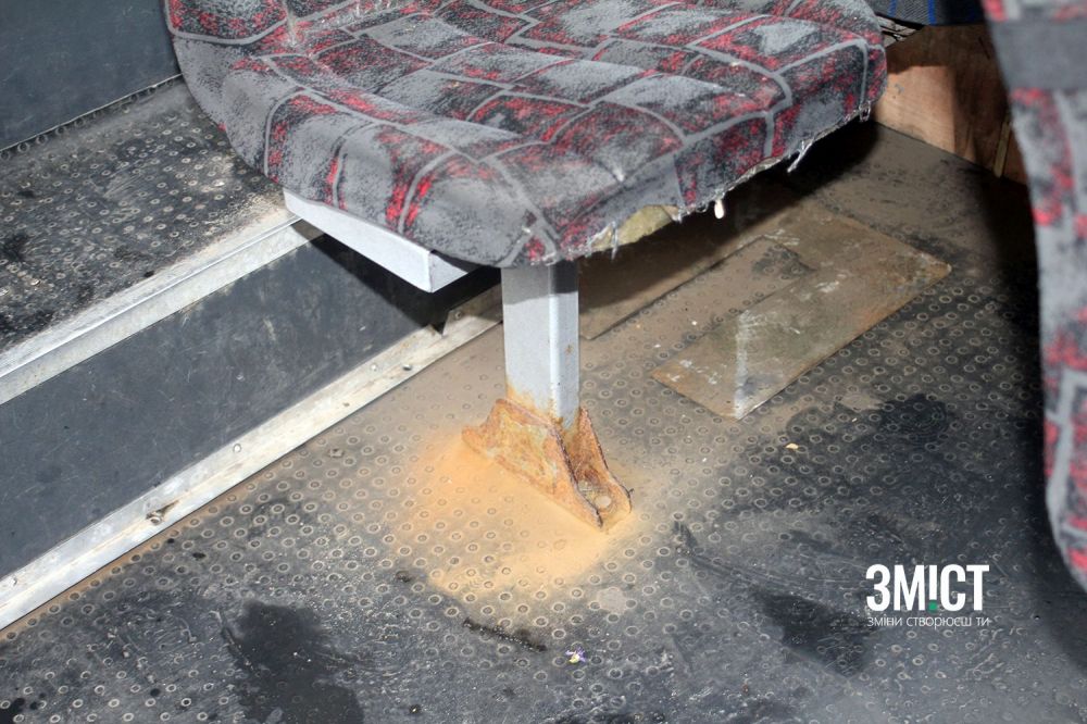 Салон однієї з маршруток