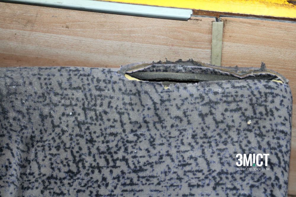 Салон однієї з маршруток