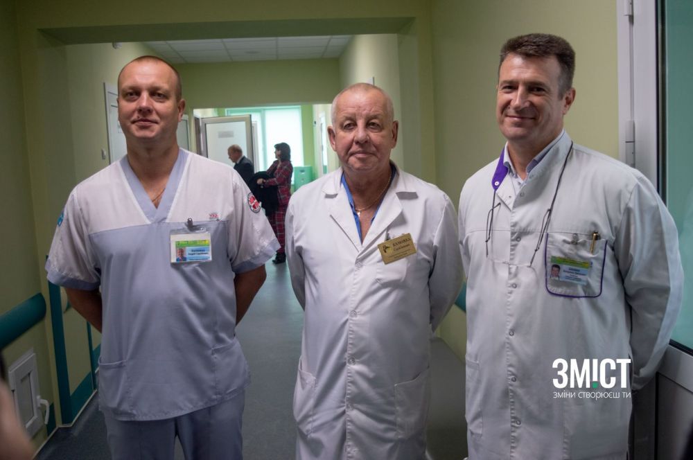 Команда лікарів у полтавській лікарні