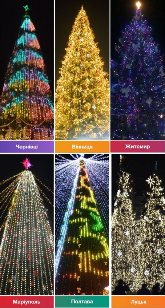 Як виглядає п’ятірка найгарніших ялинок України.