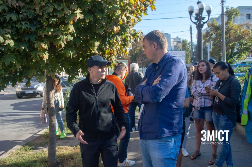 Під час демонтажу МАФу на Стрітенській