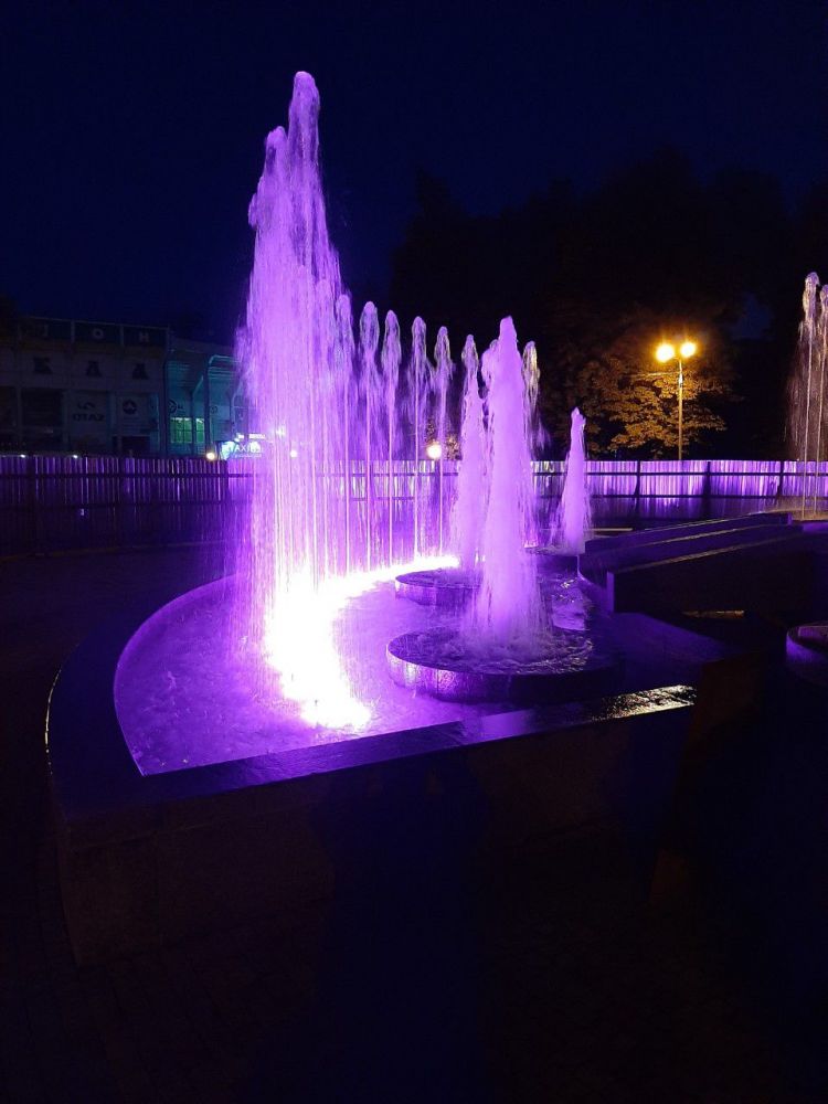 Відбувся пробний запуск фонтану 