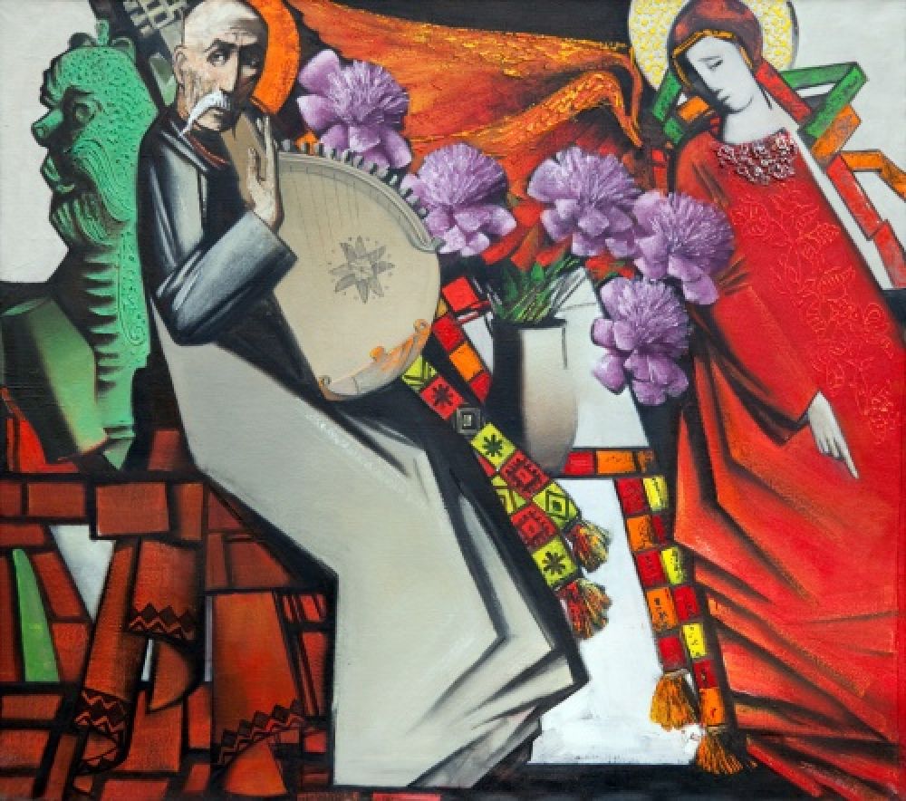 «Характерник» 2011 р.,полотно, олія, 140x150 см