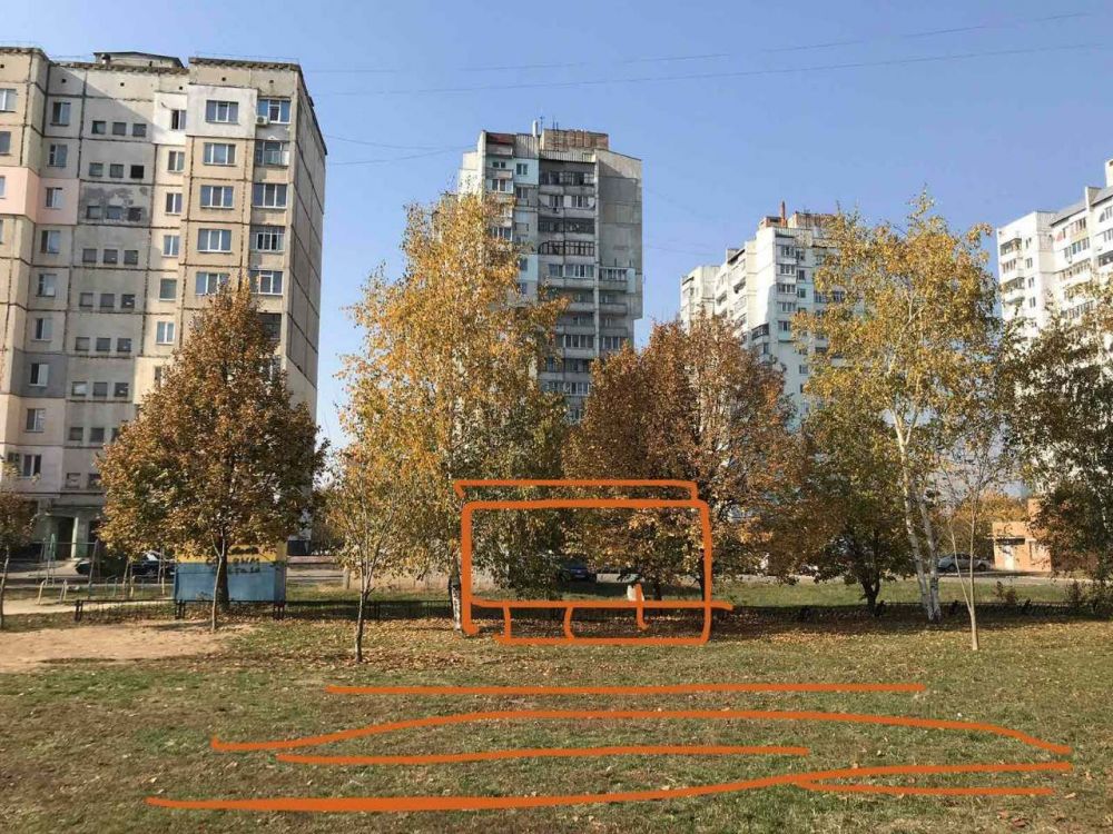 Місце для встановлення сцени на Огнівці