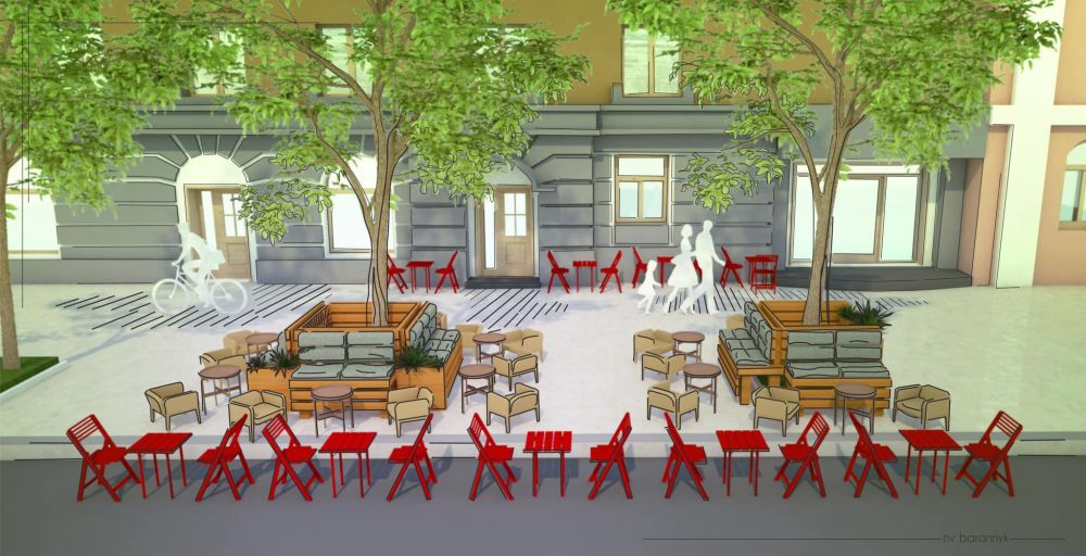 «Місцева кав'ярня» (Джерело - сторінка Вадима Ямщикова у facebook)