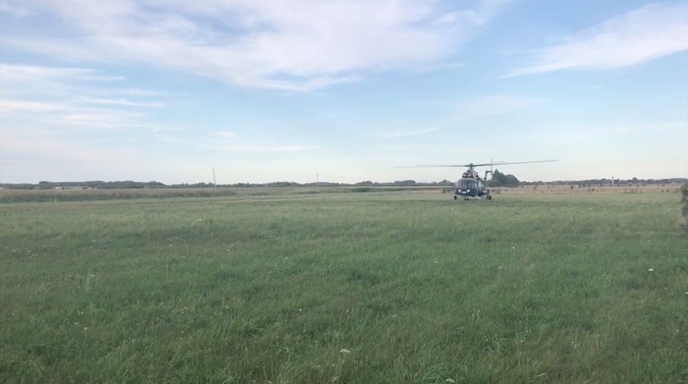 Шукають з авіацією (фото - телеканал "Суспільне Полтава")