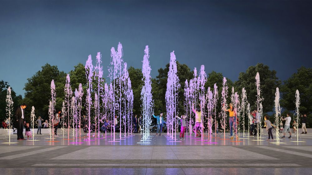 Загалом фонтанів два (фото - Євгенія Паралути)