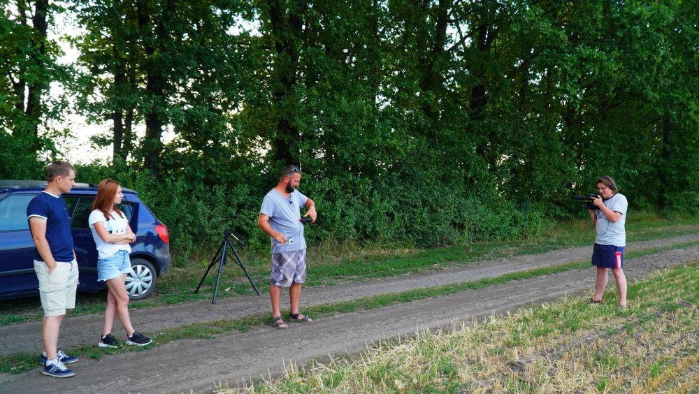 На Полтавщині знімають фільм про археологічну школу. Фото Історико-культурного заповідника «Більськ» 