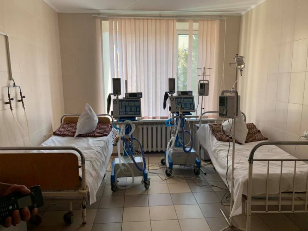 Плата інтенсивної терапії готова приймати пацієнтів. Джерело - фейсбук-сторінка вікторії Лози