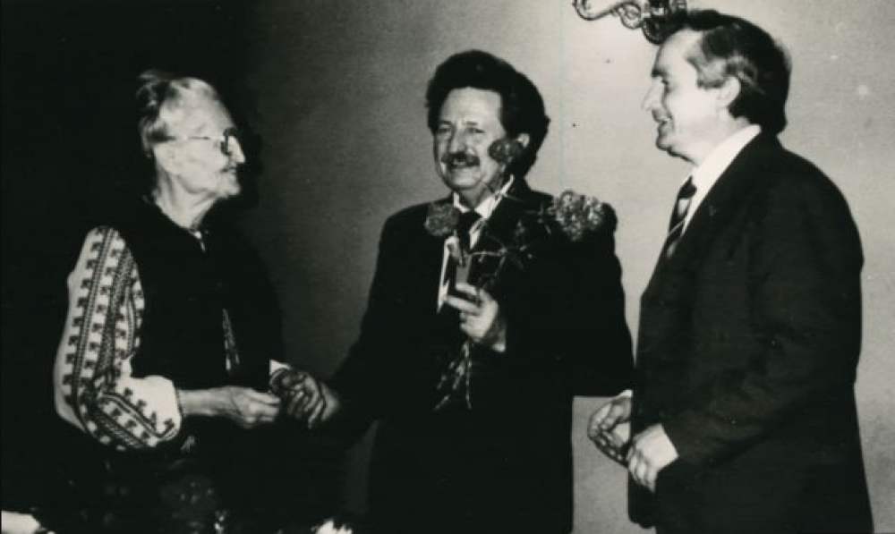 Оксана Мешко з Оксана Мешко разом з членами УГГ Михайлом Горинем та Василем Овсієнком (Джерело – radiosvoboda.org)