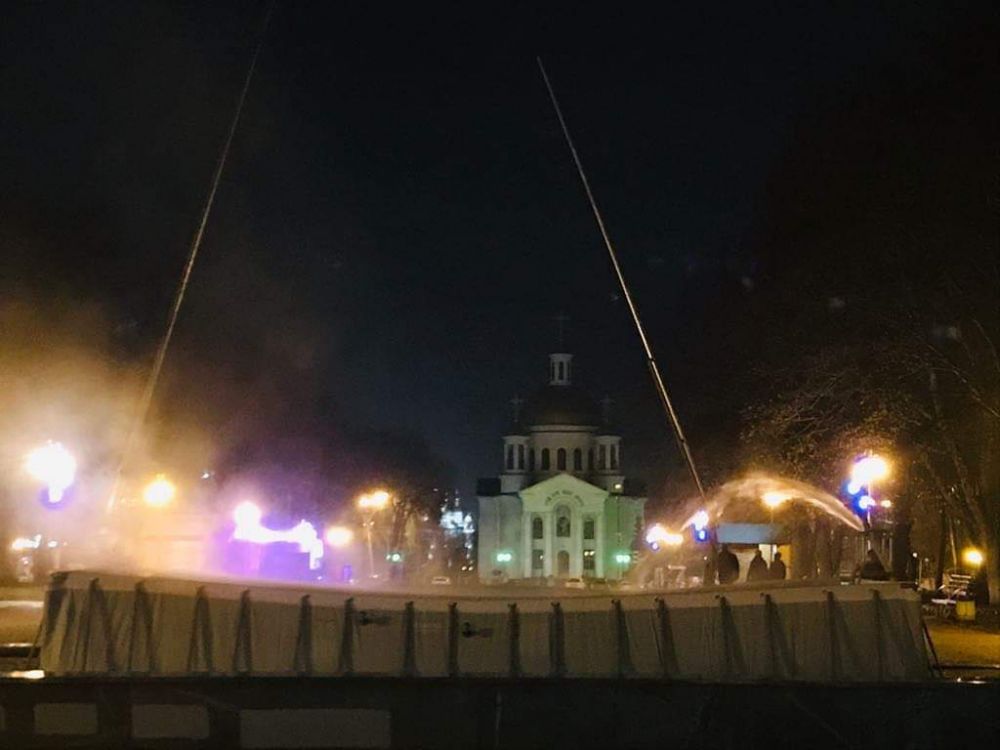 У парку в Полтаві готують тюбінг-гірку