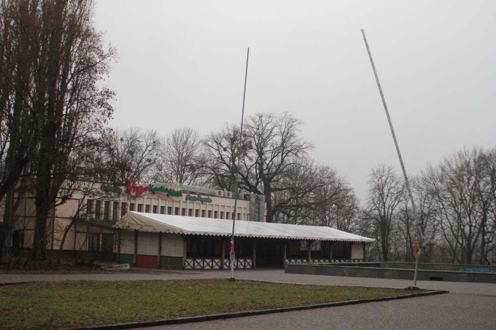 У парку в Полтаві готують тюбінг-гірку