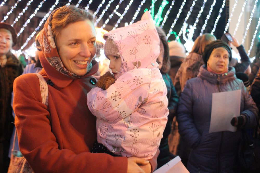 Кількадесят полтавців зібралися разом, аби защедрувати