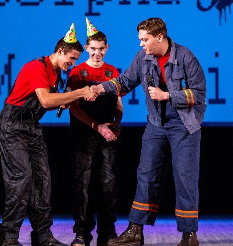 Виступ команди на полтавській «Лізі сміху»