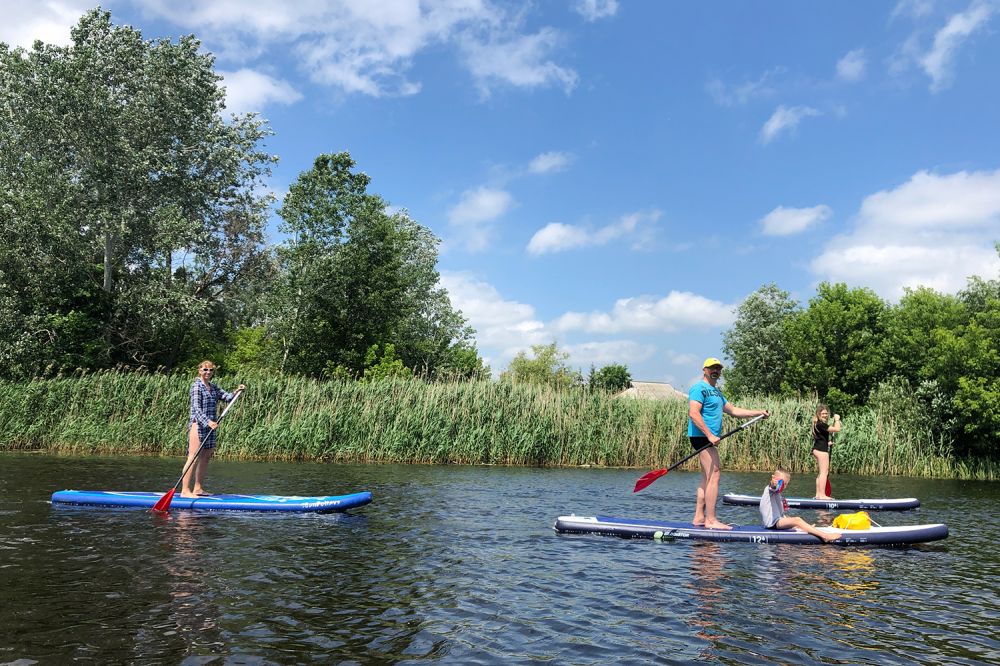 Сплав на сапборді 